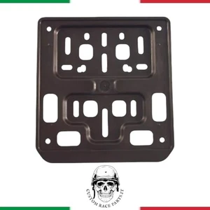 🇮🇹 PORTA TARGA SUPPORTO TARGA SCOOTER MOTO EUROPEO UNIVERSALE 190 x 185 - Imagen 1 de 3