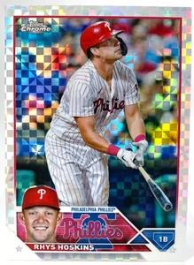 RHYS HOSKINS 2023 Topps Chrome Baseball X-Fractor - Picture 1 of 3