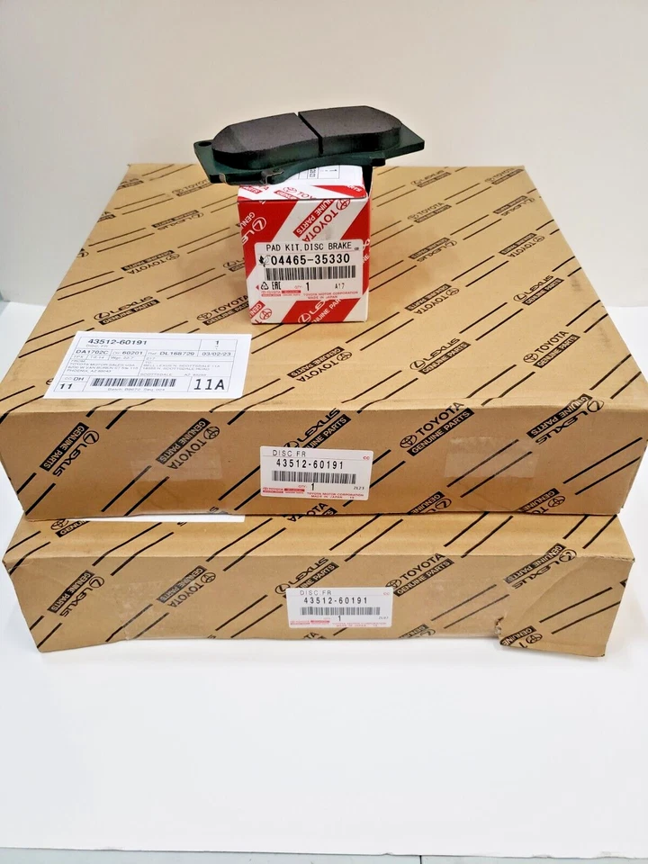 LEXUS OEM FACTORY FRONT BRAKE PAD AND ROTOR SET 2020-2023 GX460 - Image 1 of 1