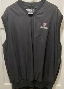 On Tour XL Golfing, Fishing, Hunting Vest XL, Black With Green Collar - Picture 1 of 5
