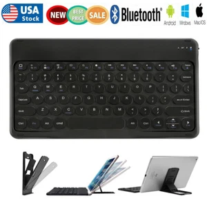 For Microsoft Surface Pro 4 5 6 7 Go 1/2 Wireless Bluetooth Keyboard with stand - Picture 1 of 19