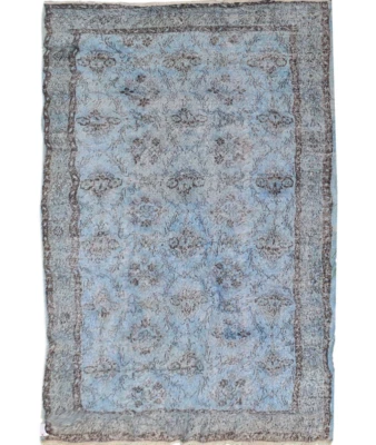 Alfombra tradicional de lana oriental vintage anudada a mano 6x10 6'3''x9'11"" Foto 1 de 4