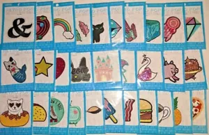 Retro Pop Cool Little Patch Things Appliques Sew-On Patches - YOU PICK - NEW - Picture 1 of 31