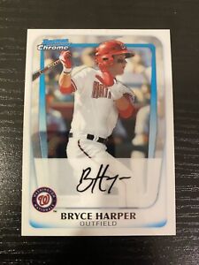 Bryce Harper 2011 Bowman Chrome Prospects Rookie RC #BCP1 Phillies-Nationals