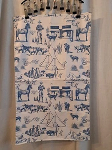 Toalla de té Marfa Toile de sarga de algodón de 18"x 30" - Imagen 1 de 3
