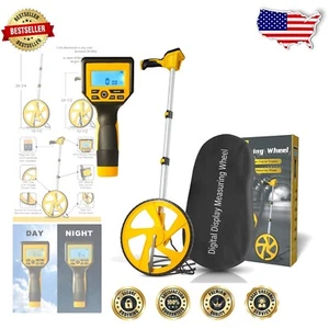 Accurate Distance Measuring Wheel with 6 Functions - For Land Surveyors and More - Picture 1 of 9