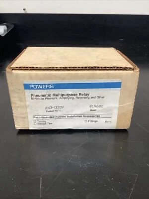 POWERS 243-0009 PNEUMATIC MULTI PURPOSE RELAY - Image 1 of 4