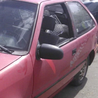 Hyundai Excel, Mitsubishi Precis: 1992, 1993, 1994, espejo retrovisor izquierdo, palanca Foto 1 de 4