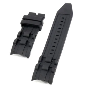 26mm Rubber Black Watch Band Strap For Invicta Pro Diver 6977-6978-6981-6983 - Picture 1 of 6