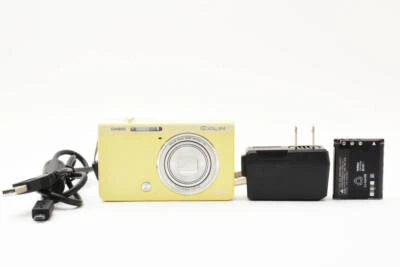 CASIO EXILIM EX-ZR70 yellow English Language compact digital camera Working - Image 1 of 4