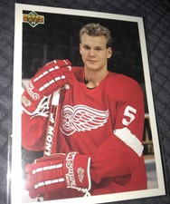 YOUNG GUNS CHECKLIST 1991-92 Upper Deck Hockey # 584 Niklas Lidstrom Mint++ RC