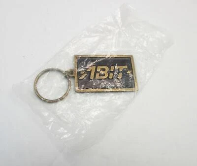 ABit Computers Brass Keychain Fob - NEW sealed in wrapper - Image 1 of 2