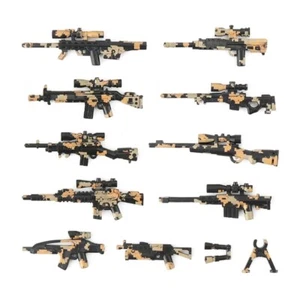 Camouflage Black/Sand Rifles Weapons for Minifigures / 70002 - Picture 1 of 1
