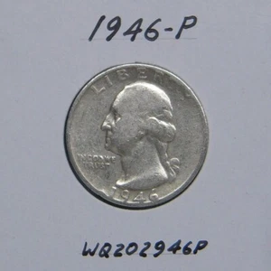 Moneda de 90 % plata cuarto Washington 1946-P - Imagen 1 de 2