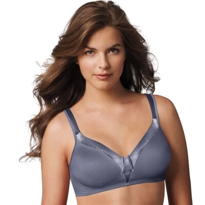 Playtex Bra 18-Hr Sensationally Sleek Full-Fig Wire 4803 Pr. Jet Sz.38C,44B,44DD - Image 1 of 4