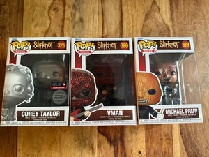 Funko Pop! Slipknot Corey Taylor 326  Vman 380 Michael Pfaff 379 - Bild 1 von 6