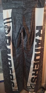 Team Apparel - Damen NFL Las Veges Raiders schwarz/grau Leggins one size - Bild 1 von 6