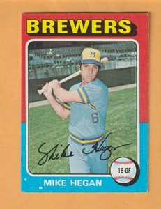 Mike Hegan Milwaukee Brewers 1975 Topps #99 Cleveland Ohio - Bild 1 von 2