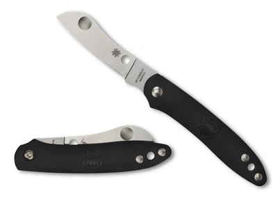 Spyderco Knives Roadie Slipjoint Black FRN N690Co C189PBK Stainless Pocket Knife - Image 1 of 4