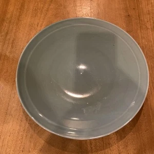 Arita Ware Showa Era Celadon Round Plate 12-inch Used with Minor Chips - Picture 1 of 10