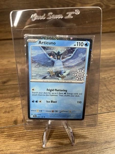 Calendario de vacaciones 2025 promoción Articuno 032/159 sello copo de nieve festivo sellado - Imagen 1 de 2