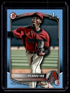 RICARDO YAN 2025 BOWMAN PROSPECTS SKY BLUE BORDER #BP-31 SKY BLUE 495/499 - Bild 1 von 2