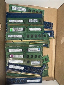 Mix lot 33- 2GB PC3-12800s and PC3-10600s DDR3 Desktop Memory - Picture 1 of 6