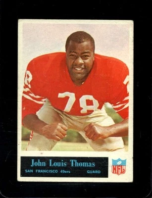 1965 PHILADELPHIA #181 JOHN THOMAS GOOD+ (RC) 49ERS *X59549 - Image 1 of 2