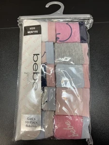 Paquete de 10 bikinis nuevos de ropa interior Bebe para niñas talla M 8-10 - Imagen 1 de 6