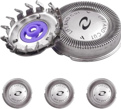 3 Testine Di Rasatura Da Uomo per Rasoio Elettrico Philips HQ4 HQ55 HQ40 HQ851 H - Immagine 1 di 4