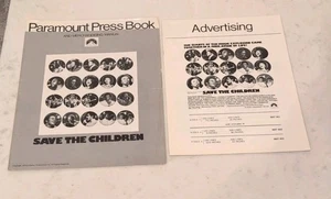 SAVE THE CHILDREN CONCERT PARAMOUNT PRESS BOOK MOVIE CAMPAIGN VINTAGE 1973 - Picture 1 of 5
