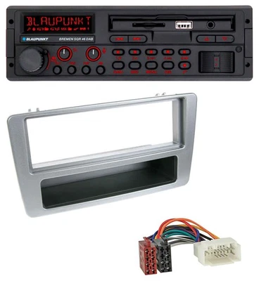 Blaupunkt SD MP3 USB Bluetooth DAB Autoradio für Honda Civic 01-03 silber man. K - Bild 1 von 4