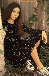 Vintage Foto Dia junge Frau posiert brünett - Bild 1 von 2