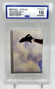 Pegatina UD International MJ 1998-99 #8 Michael Jordan Chicago Bulls NBA CCG 10 - Imagen 1 de 2