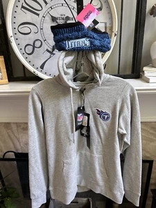 NEW NWT ANTIGUA women's NFL Tennessee Titans full zip hoodie w/headband sz S - Picture 1 of 6