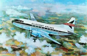 Allegheny Airlines Airplane Postcard Unused PE-51 Airline of the Executives - Picture 1 of 2