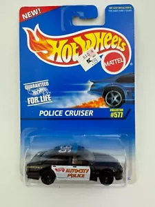 Hot Wheels #577 Black & White Police Cruiser 1995 - Picture 1 of 7