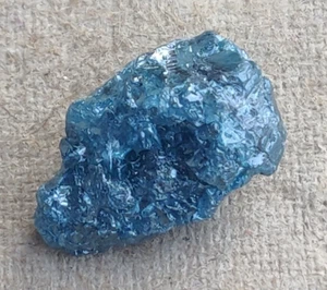 16.77 CT Natural Loose Rough Sky Blue Color Diamond Irregular Cut Raw Diamond - Picture 1 of 11