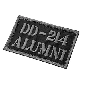US veteran DD-214 alumni subdued embroidered tactical morale patch - Picture 1 of 1