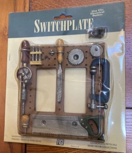 2-Figi Dekor Doppel Schalter/Steckdose Abdeckung, Brandneu im Paket - Bild 1 von 4