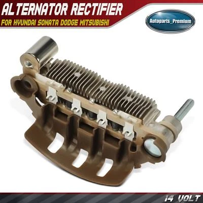 Diodo rectificador alternador con trío/condensador para Hyundai Sonata Dodge Mitsubishi Foto 1 de 4
