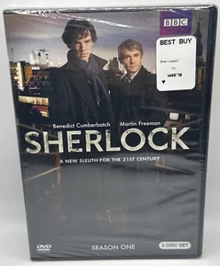 Sherlock: Complete First Season 1 (DVD, 2010, 2-Disc Set) BBC SEALED NEW - Picture 1 of 2