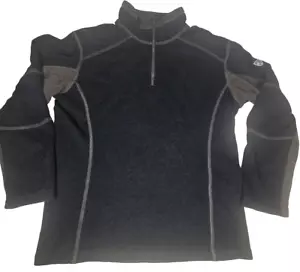 Suéter Kuhl Niños Talla L Azul Tejido Manga Larga 1/4 Cremallera Pullover Juvenil Informal - Imagen 1 de 9