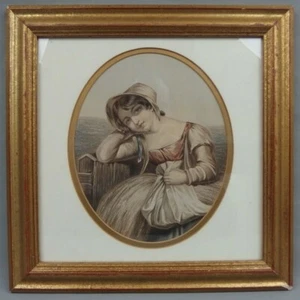 Antique French Engraving Etching Print in the style of Jean François Millet 1900 - Picture 1 of 1