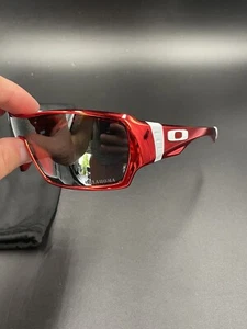 Oakley Custom Offshoot Chrome Red w/Black Iridium Polarized Lenses - Picture 1 of 9