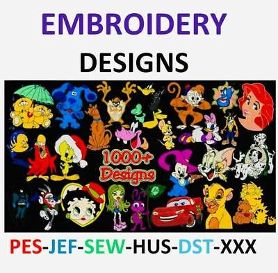 Embroidery Designs PES JEF HUS Disney Marvel Star Wars Embroidery Designs USB - Image 1 of 4