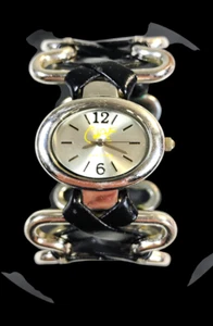 Carlos Santana Hinged Cuff Watch – New Battery, Works Perfectly, Stylish Gift - Picture 1 of 8