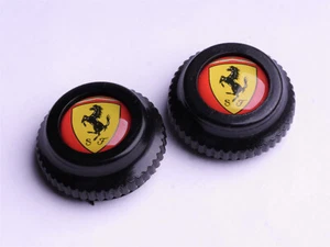 Pedales retro Ferrari tapas antipolvo para Campagnolo MKS Shimano ofmega gipiemme zeus - Imagen 1 de 1