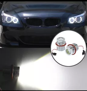 LED Angel Eyes BLANC 60w POUR BMW E39,E87,E60,E61,E64,E65, E66 E53 x3 e83 x5 - Bild 1 von 4