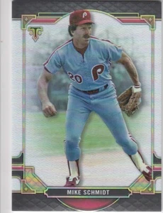 MIKE SCHMIDT TOPPS TRIPLE HILO BASE PHILADELPHIA PHILLIES #69 2022 22 - Imagen 1 de 1